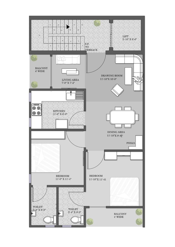 2 BHK Premium Residence